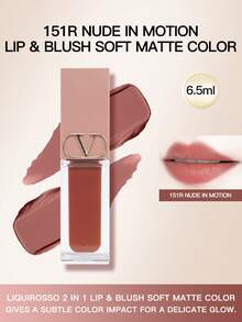 Valentino LIQUIROSSO MATE 151R 6.5ml, Apto para uso diario - 6,5 ml-#151R - Ver 1