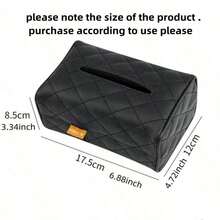 1 Car Tissue Holder, Hanging Window Sunshade/Armrest Storage Box, Car Accessories, Car Interior Accessories - Multicolor - View 7