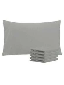 Juego de 4 fundas de almohada - Calidad de hotel ultra suave - Cómodas, resistentes a las arrugas - Resistentes a la decoloración, las manchas y el encogimiento - Fundas de almohada lavables a máquina