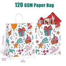 Gift Wrap Bags - 白色 (生日B) - 查看 2