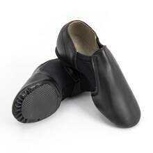 Kids' Split Sole Jazz Shoes - Negro - View 5