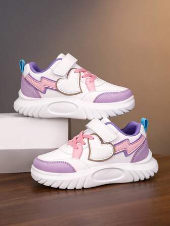 Kids New Waterproof Leather Soft Rebound Non-Slip Lightweight Flexible Shoes, Hook And Loop Design, Campus Casual Sneakers For Boys And Girls