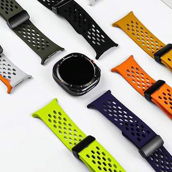 High Quality Strap Compatible With Samsung Galaxy Watch8 Classic Magnetic Clasp Breathable Band Compatible With Samsung Galaxy Watch 8 40/44mm