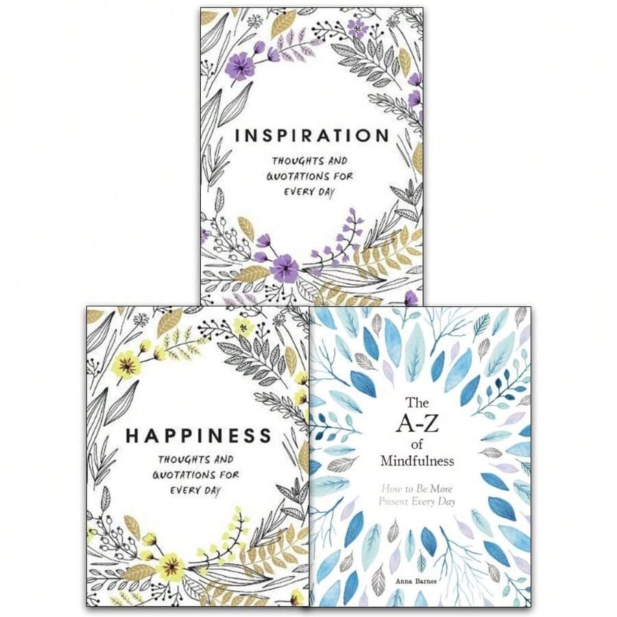 Happiness, Inspiration, The A-Z Of Mindfulness 3 Books Collection Set - Single Book - View 1