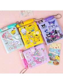 4/1 Pieces,Sanrio Hello Kitty Spiral Notebook - Cute And Thick Cartoon Theme Diary With Simple Design, Distinctive Features, Multiple Colors - Ideal For Schools Or Offices