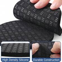 6 Pcs Walking Pad Mat, Treadmill Mat Pads, Double-Sided Non-Slip Anti Vibration Mat For Treadmill, Walking Pad, Exercise Bike, Silicone Anti Vibration Pad For Protect Floors, Noise Reduction - 圓形的 - 查看 2