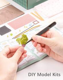 ROBOTIME Kit de casa de muñecas en miniatura para adolescentes, juego de baño en miniatura con muebles, kit de manualidades de madera, regalo creativo para adultos y niños (baño de burbujas) - 1 - Ver 5