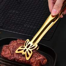 Stainless Steel Butterfly Clamp, Thick 304 Grade, Multi-Purpose Food Clip For Cooking, Grilling, Household