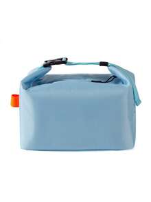 1ks módní minimalistická izolovaná taška na oběd, velkokapacitní přenosná krabička na oběd, vhodná pro kancelářské pracovníky, studenty, venkovní kempování, piknik, skladování potravin v kuchyni, úložiště kancelářských obědů a školních obědů. Nezbytná letní outdoorová a školní věc, lze použít jako školní tašku na oběd, dámskou izolovanou tašku, piknikové doplňky a školní potřeby. - Multicolor - Zobrazit 11