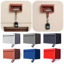 Chic Car And Garage Key Holder With Opening Door – Wall-Mount Keychain Organizer For Cars And Home, Easy Installation, Space-Saving Wall Decoration For Entryway, Mudroom, Or Garage, Durable Finish, Keeps Keys Secure And Accessible, Ideal Gift For Spring, Mother's Day, Father's Day, Graduation, And Housewarming, Modern And Practical Home Accessory For Tidy Organization - Multicolor - View 5