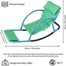 Sensory Rocking Chair Sensory Floor Rocker Special Needs Chair Equipment, Ages, Totter