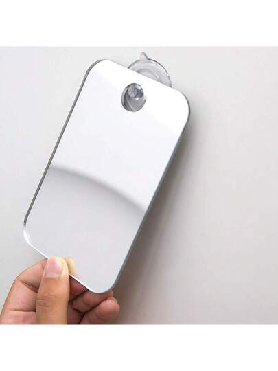 Waterproof Fog Proof Square Bathroom Spiegel Integrated Razor Holder view 4