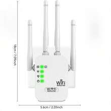 WiFi Extenders Signal Booster For Home - Internet Extender WiFi Booster, Long Range Up To 12880Sq.Ft And 120 Devices WiFi Repeater Signal Booster