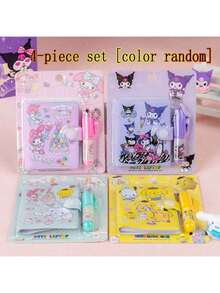 4/1 Pieces,Sanrio Hello Kitty Spiral Notebook - Cute And Thick Cartoon Theme Diary With Simple Design, Distinctive Features, Multiple Colors - Ideal For Schools Or Offices