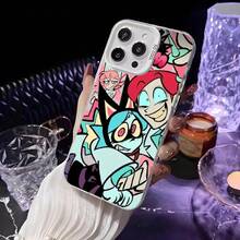 Funda de teléfono Anime P-Psychocuties Mimi para 17 16 15 14 13 12 11 Pro Max, cubierta blanca mate láser metálica aurora - z7 - Ver 9