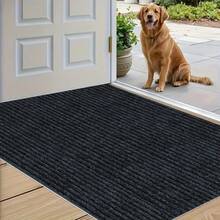 1pc Non-Slip Door Mat - Low Profile Entryway Mat With Rubberbacking, Textured Surface For Added Grip, Perfect For Indoor/Outdoor Use, Available In Multiple Sizes, Washable Area Mat,Stylish Dark Grey, Machine Washable & Quick-Dry, Door Mat Indoor, Non-Slip Backing Entry Rug & Door Mats, Low-Profile Entryway Rugs - Multicolor - View 27