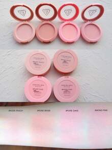 3CE Phấn má hồng mini màu đào nude hiệu Mood Recipe hoàn toàn mới, chất phấn mịn như mousse, tán đều màu, làm sáng tông da ấm, kiểm soát dầu, dễ tán, làm nổi bật vùng mắt, tạo gò má thon gọn, trang điểm Hàn Quốc, 3g/0.1oz - Đào nude - Xem 7