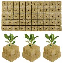 Stonewool Hydroponic Grow Cubes – Soilless Growing Media Plugs For Seedling Propagation, Sponge Blocks Substrate For Garden And Planting Use - Yellow - View 7