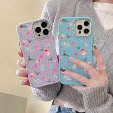 Shockproof And Protective Phone Case For IPhone 11 15 14 13 12 Pro Max Xr Plus, Pink Cute Christmas Tree Christmas Decorations Aesthetic Colour Phone Case Cover, Christmas Gifts For WomenGIF-FOR-YOU 17/17pro/17 Pro Max - Style 1 (1PC) - View 2