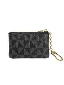 女士迷你拉链钥匙扣零钱包，可装硬币、信用卡、身份证、钥匙、耳机、口红等。 - 彩色 - 查看 11