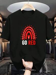 Go Red Mes de la Salud del Corazón - Mes Americano del Corazón - Negro - Ver 1