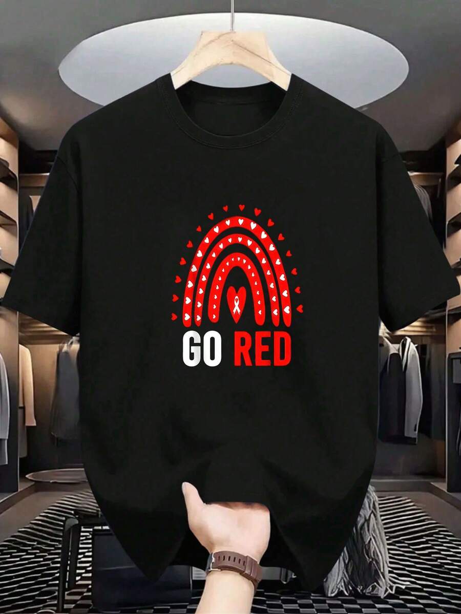 Go Red Mes de la Salud del Corazón - Mes Americano del Corazón - Negro - Ver 1