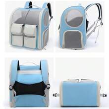 Y1114PJDDP Mochila para GatosPet Rolling Carrier Backpack Mochila con Ruedas para Transportar Mascotas Bolso De Viaje para Perro para Viajar/Caminar Bolso De Viaje Desmontable Y Plegable - como en la foto - Ver 7