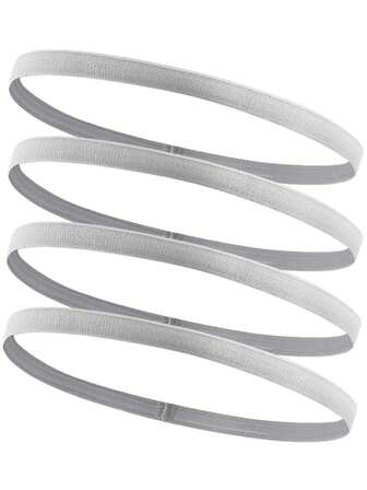 2-4pcs Unisex Non-Slip Silicone Headbands Stretchy Sport Hairbands - Perfect For Football, Soccer, Basketball, Running, Yoga & More