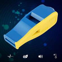 01 Silbato Deportivo, Silbato de Entrenador Profesional para Voleibol para Baloncesto para fútbol(10 * 6 * 4cm-Azul Amarillo) - 1 - Ver 6