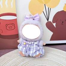 [仅衣服] 流行 17CM 可换服装套装，第一代/第二代/第三代 毛绒玩偶吊坠钥匙扣，时尚百搭 毛衣套装 - 彩色 - 查看 12