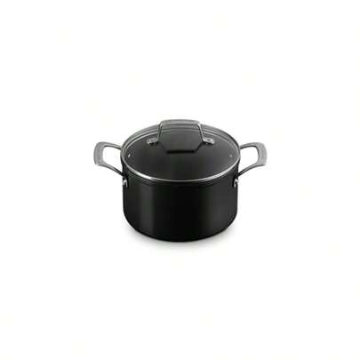 Essential NonStick Ceramic Stockpot With Glass Lid 20cm 3.8l