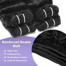 MENALUE Easter Deep Burmese Curly Human Hair Bundles 14 16 18 20Inch Curly Bundles Unprocessed Burmese Raw Hair Extension Real Human Hair Natural Color Extensions Virgin Hair Kinky Curly Bundles Water Human Hair Bundles For Women,De Cabello Humano Free  Human Hair Extensions Suitable For Natural Hair Colors Of Women ,Peluca De Cabello Humano,Human Hair,Wigs Human Hair,Wig,Christmas,Stocking Stuffers,Christmas Gifts,Hair, Maquillaje,Christmas Decrotions Gifts For Women,Gifts,Hair Stuff,Hair Accerssories,Suitable For Parties, Daily Use, Schools, Birthday Banquets And Other Occasions.Body Wave Yaki Straight Ocean Wavehuman Hair Wig Kpop Demon Hunters 9am Hair Store Human Hair Bob Wig Human Hair Human Hair Weft Real Hair Extensions Clip In Hair Weft Keratin Bond Hair Weft Seamless Hair Weft Christmas Hair Holiday Hair Extensions Festive Hair Pieces Christmas Glitter Hair Xmas Hair AccessoriesHuman Hair Weft - Crimson Red Bouncy Wave.Your 2026 Beauty Glow-Up Awaits. - DEEP WAVE - 查看 3