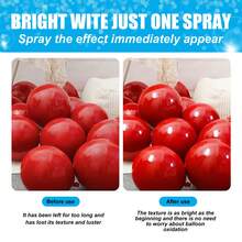 Christmas Balloon Shine Spray 100ml - Instant Aerosol Gloss For Fade-Resistant, Water-Resistant Finish - Perfect For Holiday Parties, Decorations & Celebrations,Gifts For Men And Women Suitable For Christmas, Valentine's Day, New Year's Day, Birthdays, Weddings, And Parties,Quick Ship Items,Free Shipping - 藍色 - 查看 5