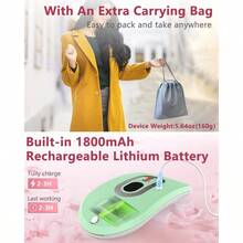 Electric Heating Pad Massager Period Wireless Heating Pad For Cramps Cordless Portable Menstrual Heating Pad With USB Menstrual Portable Heating Pad Wearable Better For Women And Girls - Green - View 6