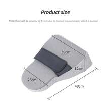 Newborn 0-3 Years Old Inclined Pillow, Infant Inclined Pad, 4 Seasons Breathable Newborn Baby Anti-Spit Milk Sleeping Pillow
