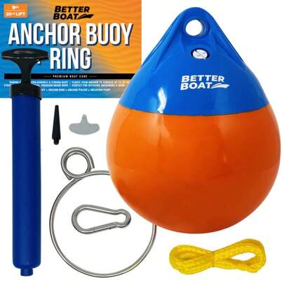 Anchor Buoy  Inflatable Vinyl Boat Buoy Balls With Pump, Round Boat Mooring Buoys, Marker, And Anchor Float Ball For Rope, Sea, And Lake
