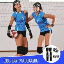 Pcs Volleyball Training Equipment Aid Volleyball Serving Trainer Kit Gifts Beginners - Black + Boys - View 5
