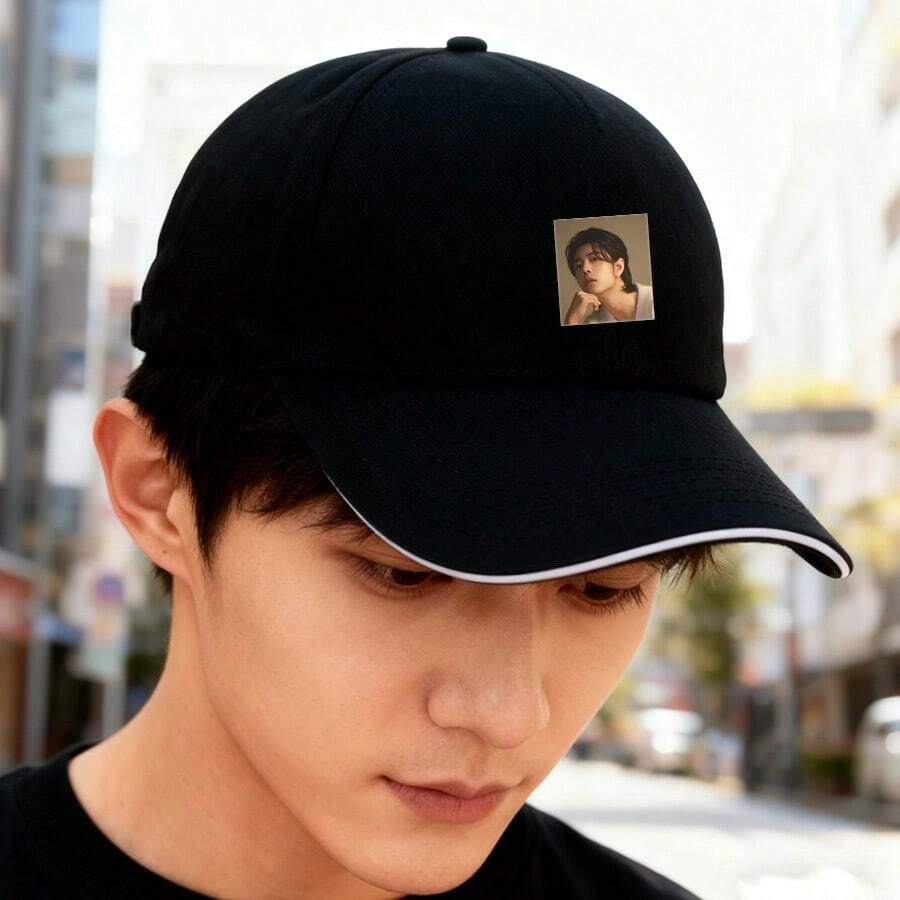 Men Baseball Cap - Black - View 1