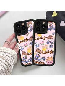 Funda Antigolpes para for Galaxy A06 A16 A15 A55 A35 A54 A05S A05 A14 A13 A52 A04S A03S A04E A10 A10S A11 A12 A20 A30 A20S M23 M12 A02S A51 con Patrón de Chica Anime en Monopatín Funda Dura Amortiguada, Funda de Teléfono Elegante,Funda de Móvil a la Moda,Material de alta calidad,Accesorio para - Multicolor - Ver 1