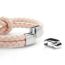 - Premium Leather Bracelet [Knot] For Women - Various Lengths And Colors - With Gift Box