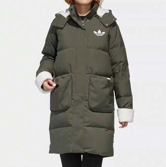 Adidas Women's Casual Quilted Down Jacket, New Arrival For Winter