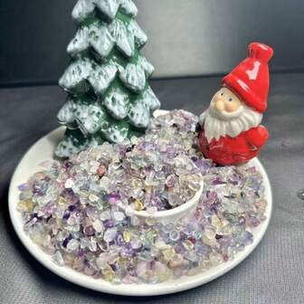 100g/200g/500g/1000g Packung naturfarbener Kristall-Fluorit, geeignet zum Befüllen von Aquarien, Blumentöpfen, Entmagnetisieren von Dekorationen, als Edelsteine und als Massenmaterial für DIY-Projekte mit zerkleinerten Materialien