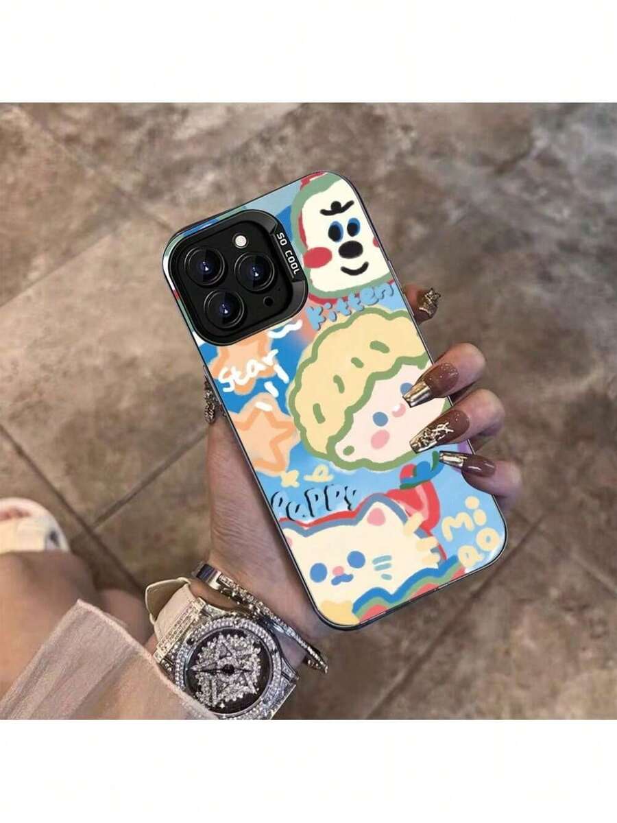 Protective Case For Various Galaxy Models With Adorable Cat Design, Soft And Durable. - Multicolor - View 1