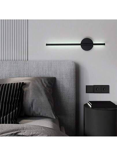 1pc LED Strip Light, Rechargeable/Non Rechargeable, 60/50CM, Goud Minimalist Line Wand Lamp, Corridor, Balcony, Creative TV Background, Living Room, Bedroom Bedside Lamp view 9