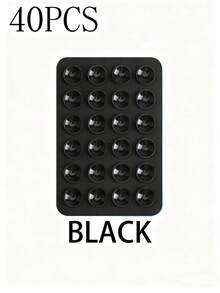 3/5Pcs Multi-Purpose Square Silicone Suction Cup Mobile Phone Holder, 24-Hole Suction Cup With Strong Adhesiveness, 1/10/20/30/40/50/60Pcs,Suitable For Various Scenarios To Prevent Phone Falling, Used For Video, Vibration, And Self-Portrait Phone Accessories