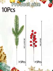 50 Artificial Pine Branches With Red Holly Berries And Cedar Needles, Can Be Used For Christmas Trees, Wreaths, Garlands DIY. Great For Holiday Home Decoration. Christmas Decorations, Home Decorations, Bouquets, Artificial Flowers, Garden Decorations, Fall Home Decorations, Plants Room Decor