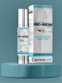 Re-New Pro Gel Facial Antiedad con Colágeno, Ácido Hialurónico y Glutatión – 55 g. gel facial, colágeno, antiedad, cuidado de la piel, hidratante, rejuvenecedor, antioxidante. - Plateado - Ver 2