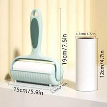 多功能粘毛滚筒、粘毛滚筒刷、除毛器、粘毛纸替换装 - 彩色 - 查看 2