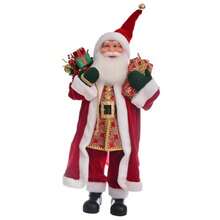 Gifts Large 1m Standing Santa Claus Christmas Figurine Festive Standing Seasonal Décor