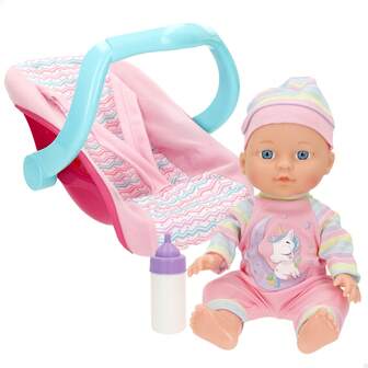 Color Baby Boneca Bebê de 30cm com Carrinho e Acessórios Colorbaby's ✅ Entrega em 24/48h para Espanha (Península)